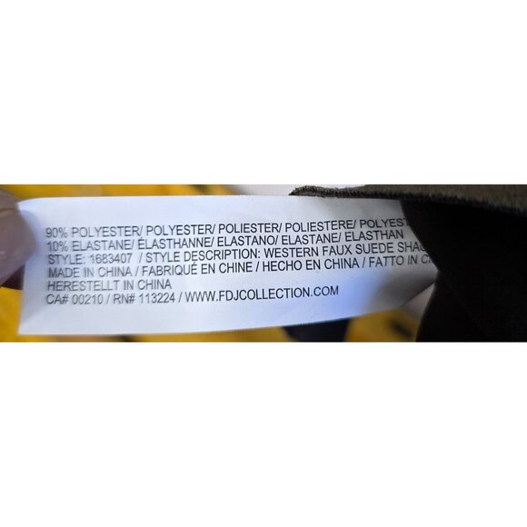 FDJ Faux Suede Boho Western Shirt Dress XS Olive Autumn Button-Down Pockets New - Picture 7 of 11